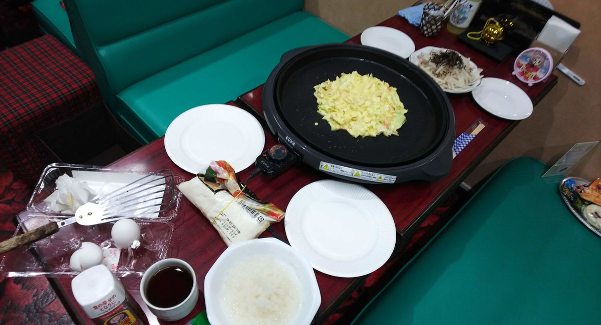喫茶チズ　お好み焼き