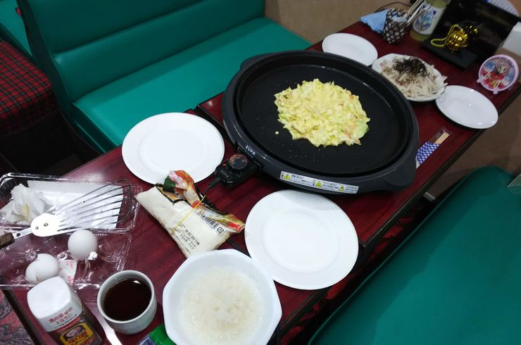 喫茶チズ　お好み焼き